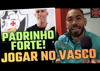 Padrinho forte anunciando contratação de jogador do Vasco.