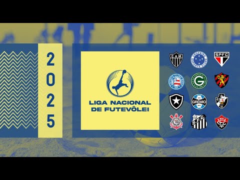 Liga Nacional de Futebol em 2025, logo e clubes participantes.