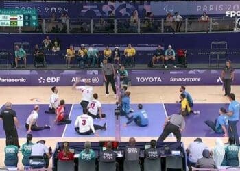 Brasil de Diogo Rebouças se complica nos Jogos Paralímpicos ao perder para o Irã no Vôlei Sentado