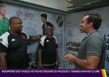 Roupeiro do Vasco acompanha filho trilhar o mesmo caminho e atuar no clube; confira a matéria do ‘Globo Esporte’