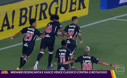 Confira no ‘Globo Esporte’ desta segunda-feira a vitória do Vasco sobre o Botafogo por 2 a 0