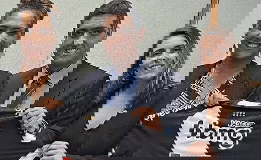 Anielle Franco, Luiz Mello e Gisele Cabrera