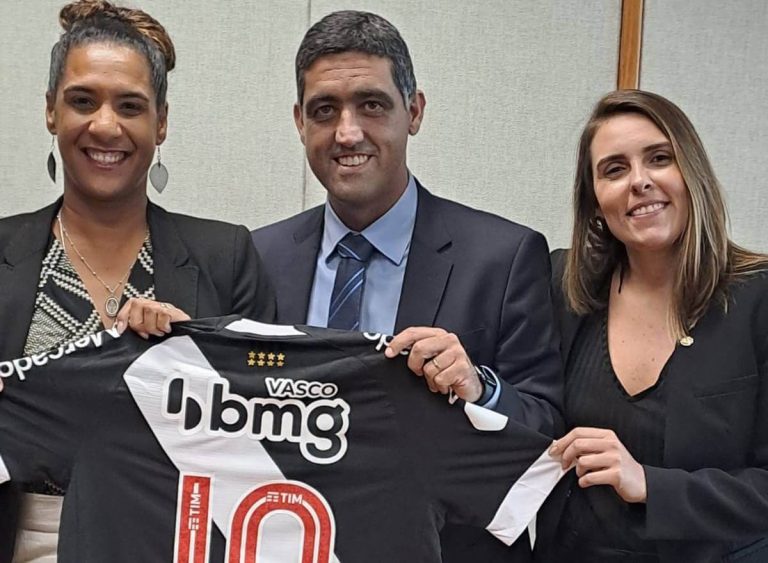 Anielle Franco, Luiz Mello e Gisele Cabrera