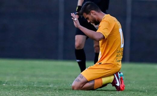 Bruno Cosendey em campo pelo Brasiliense