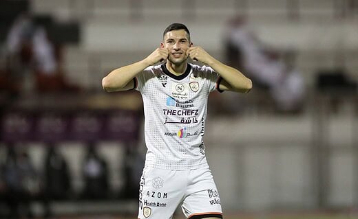 Cristian Guanca em ação pelo Al-Shabab