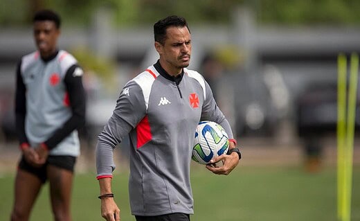 Diego Carvalho Pereira em treino do Vasco