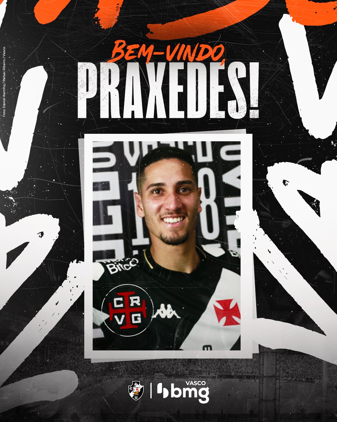 Maillot Vasco Da Gama - Bruno Praxedes #8 - Traktor - Taille M - Blanc