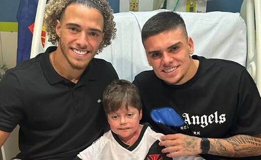 Figueiredo e Gabriel Pec com Guilherme