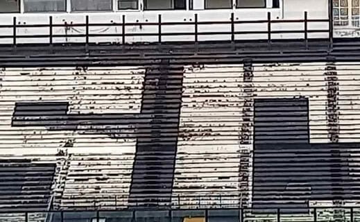 Situação da arquibancada de São Januário