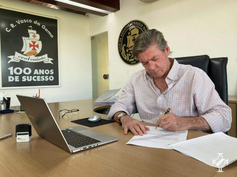 Jorge Salgado, presidente do Vasco