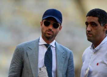 Josh Wander e Luiz Mello no Maracanã