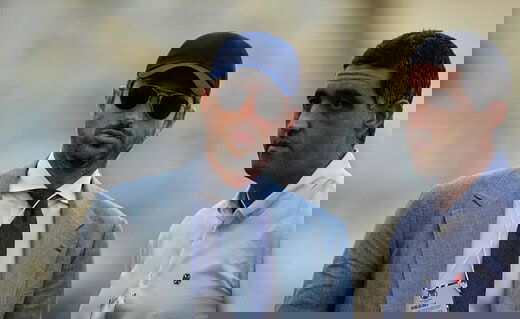 Josh Wander e Luiz Mello no Maracanã