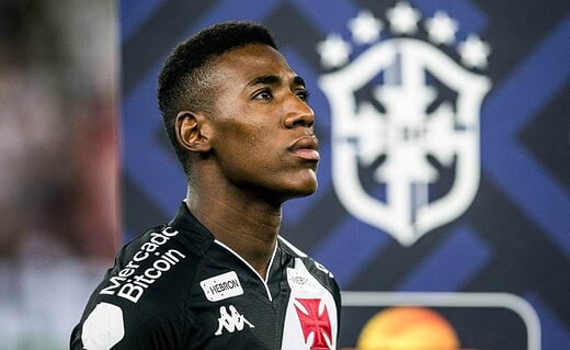 Léo em jogo contra o Fluminense