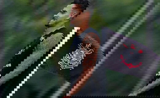 Lucas Veríssimo em treino do Corinthians