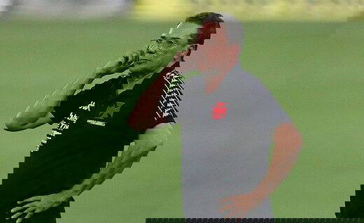 Vanderlei Luxemburgo comandando o Vasco