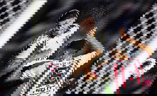 Pedro Raul durante jogo contra o Bangu