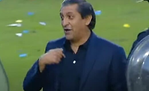 Ramón Díaz em Boca Juniors x River Plate em 2013