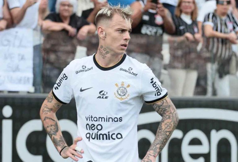 Róger Guedes, atacante do Corinthians