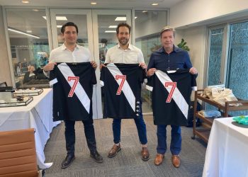 Jorge Salgado e executivos da 777 Partners