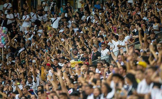Torcedores do Vasco na Arena da Amazônia