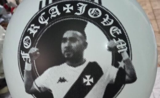 Balão personalizado para receber Payet