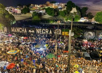 Barreira do Vasco, no entorno de São Januário, antes de jogo contra o Vila Nova pela Série B 2022