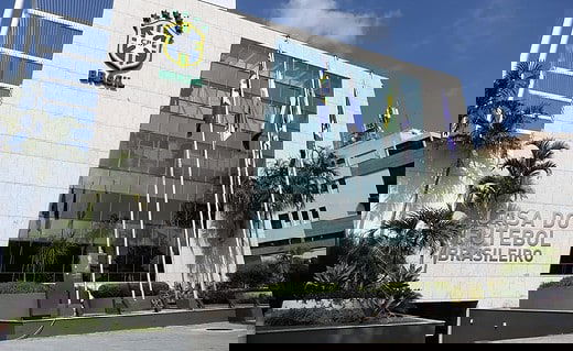 Sede da CBF, a entidade máxima do futebol brasileiro