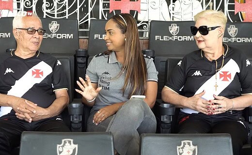 Vasco TV conta a história do casal de vascaínos Dijorah e André