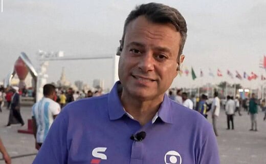 Eric Faria, repórter do Grupo Globo
