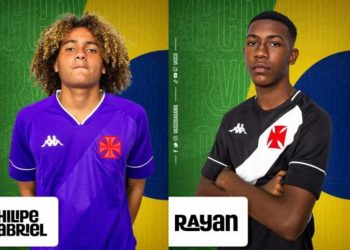Gabriel e Rayan integram o Sub-15 do Vasco da Gama