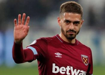 Manuel Lanzini, meia do West Ham, da Inglaterra