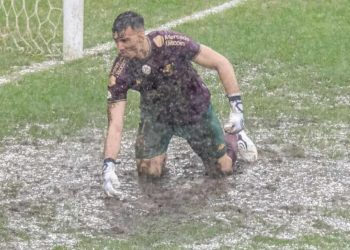 Léo Jardim durante Vasco x Atlético-MG no Maracanã