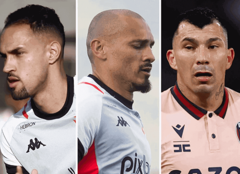 Serginho, Maicon e Medel, reforços do Vasco