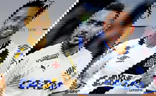 Nenê chegou ao Vasco em 2015 e Dimitri Payet em 2023