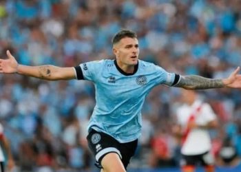 Pablo Vegetti em campo pelo Belgrano