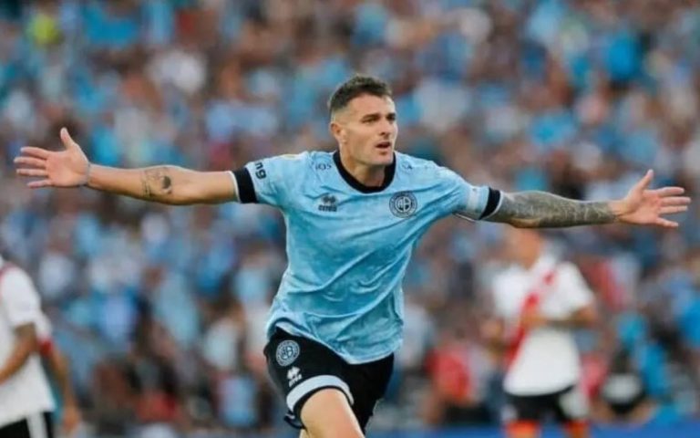 Pablo Vegetti em campo pelo Belgrano