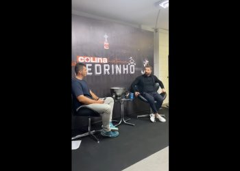 Pedrinho em evento do BMG sobre os 25 anos da Libertadores