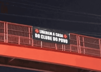 Protesto da torcida Vasco do Gama