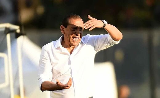 Ramón Díaz durante Vasco x Grêmio