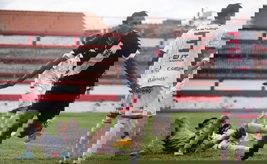 Medina comemorando gol contra o Bangu pelo Carioca Sub-15 2023