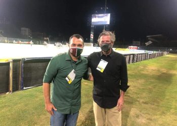 Mário Bittencourt e Jorge Salgado em São Januário