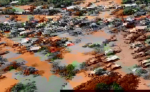 Enchente no Rio Grande do Sul