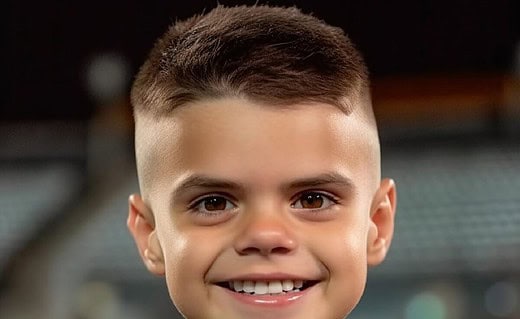 Gabriel Pec criança por meio da inteligência artificial