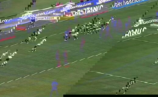 Gol de Machado, do Cruzeiro, contra o Vasco