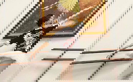 Mora Capasso dançando balé trajada de Vasco