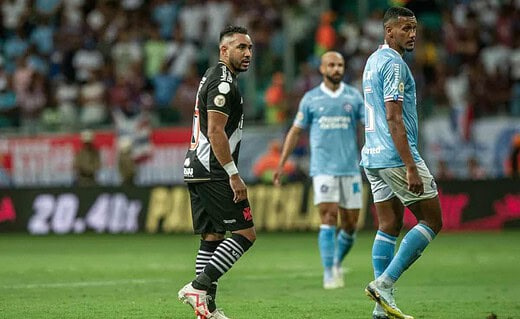 Payet em estreia pelo Vasco, contra o Bahia