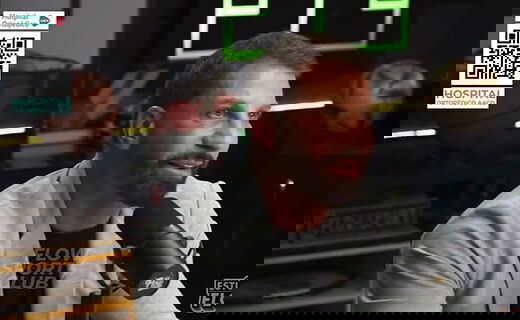 Pedrinho durante o Flow Sport Club