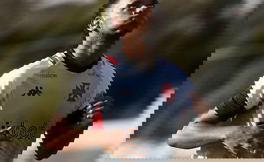 Riquelme treinando pelo Vasco no CT Moacyr Barbosa