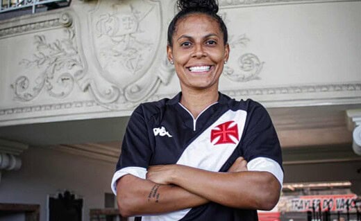Tabata reforça o feminino do Vasco