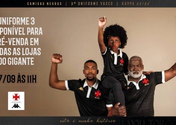 Vasco homenageia os Camisas Negras em 3º uniforme